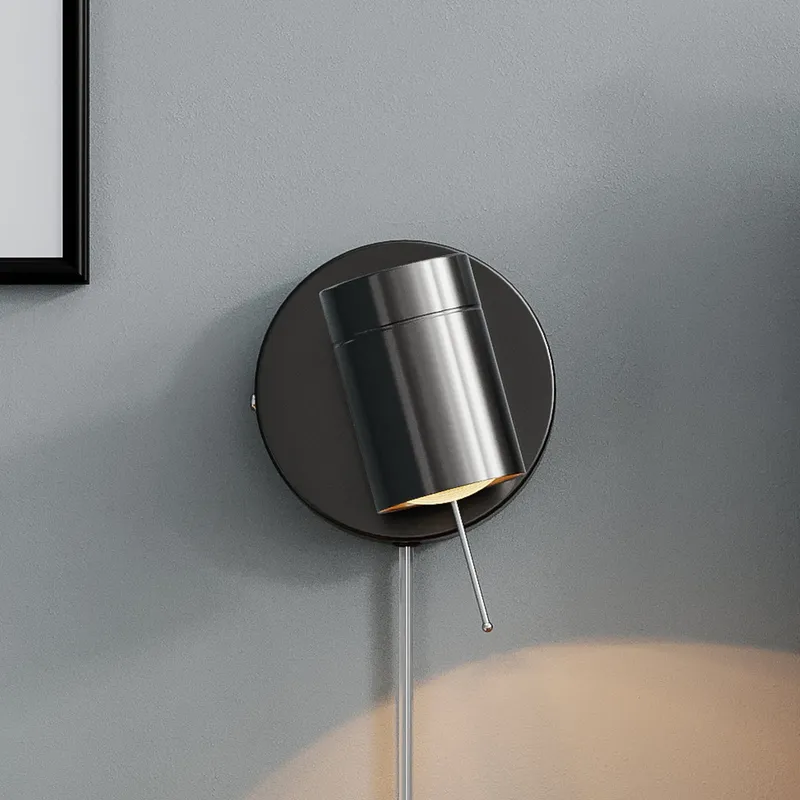 Correct vägglampa, svart, metall, dimmer, GU10 - By Rydéns – Vardagsrum – Modern – Med en ljuskälla