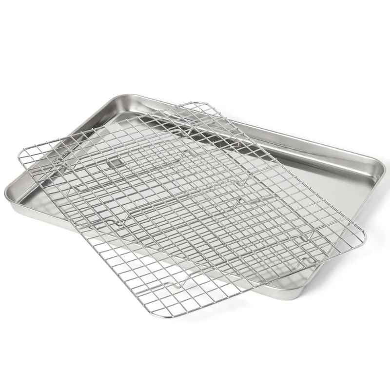 Culimat Culimat gastrobleck med avsvalningsgaller Rostfritt stål, 40,5×30,5 cm