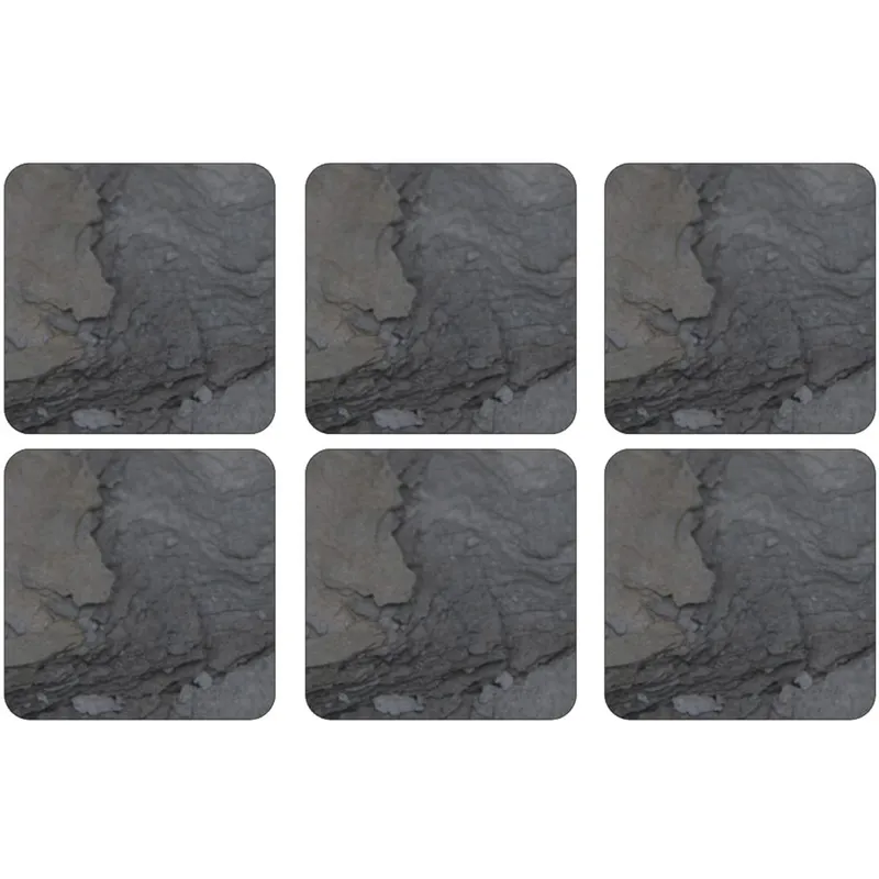 Pimpernel Midnight Slate Glasunderlägg 6-pack