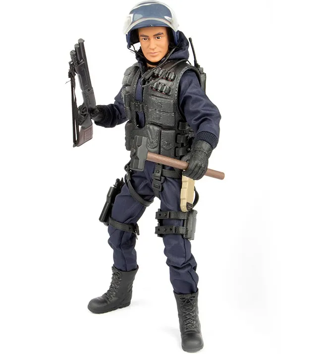 S.W.A.T. Pick-up Man Polis Actionfigur 30,5cm