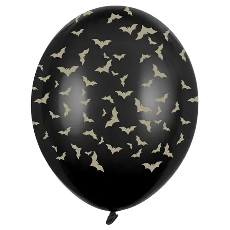 Ballonger Fladdermöss Svart 6-pack