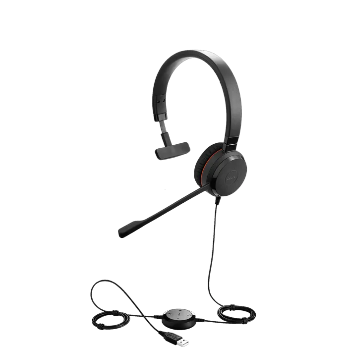 Jabra Evolve 30 II UC Mono – Headset – på örat – kabelansluten – 3,5 mm kontakt