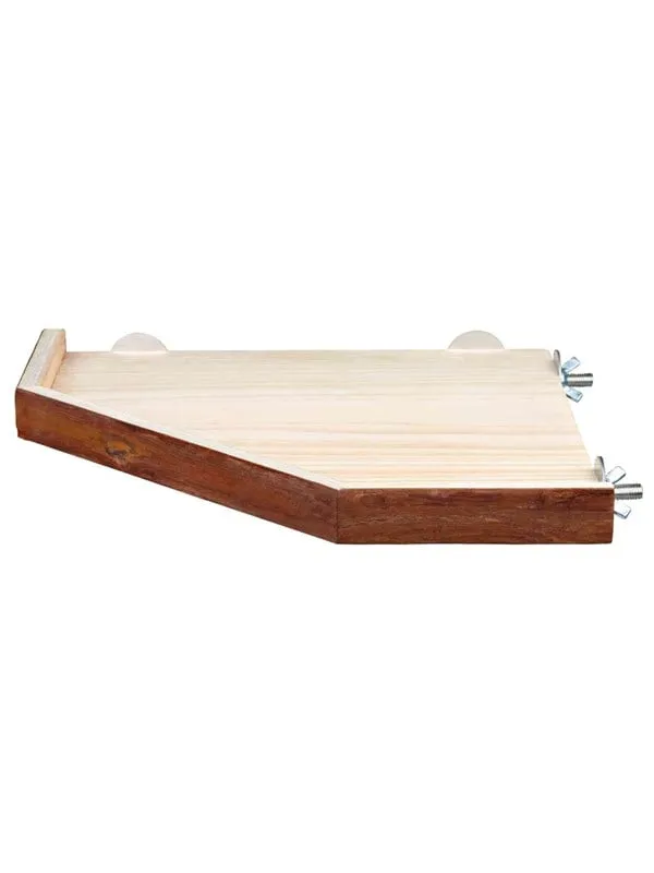 Trixie Corner Shelter Platform Bark Wood 33x33cm