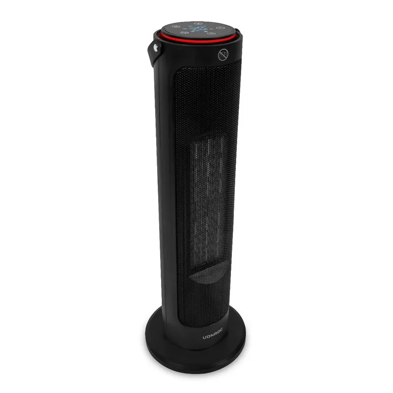 Elektrisk tornfläkt – 2000W – keramisk | roterationsfunktion