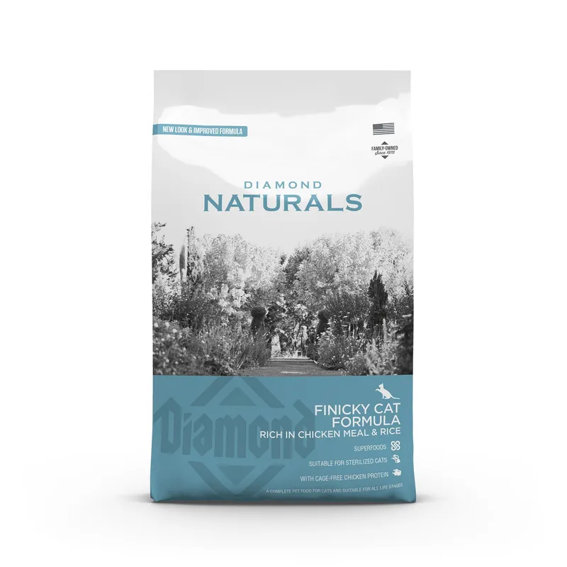 Diamond naturals Finicky Cat Chicken meal & rice 1kg