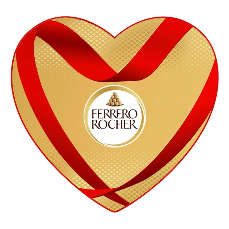 Ferrero Rocher Heart Chokladask – 100 g