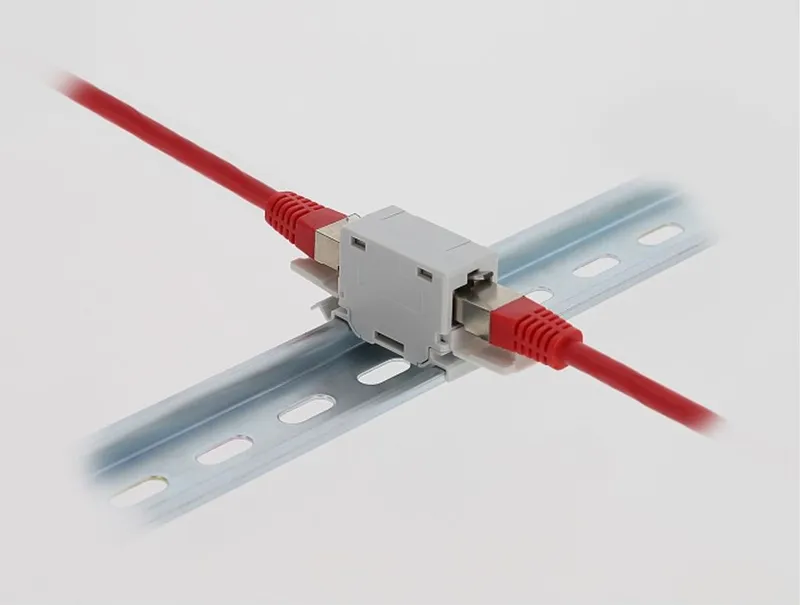 DeLOCK network coupler - grey - Grå