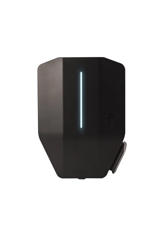 GARO Entity Compact charging box, 14 kW, Type 2, 8 meters, black