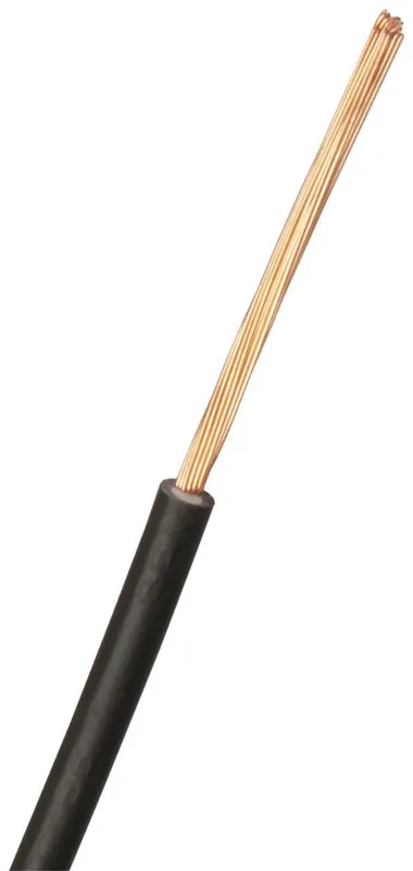 Nexans RK Kopplingskabel 2.5 mm², 100 m, svart, 90°C (H07V2-K) 2,5 mm²