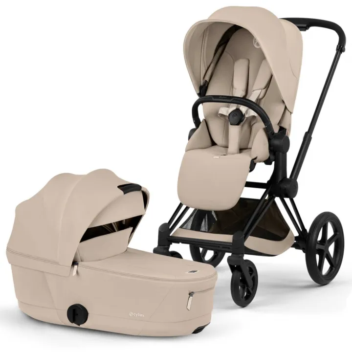 Cybex Priam 2026 Duovagn Matt Black/Cozy Beige