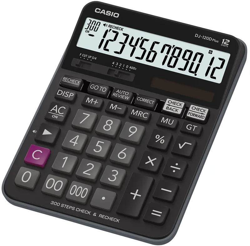 CASIO DJ-120D Plus - skrivbordskalkylator