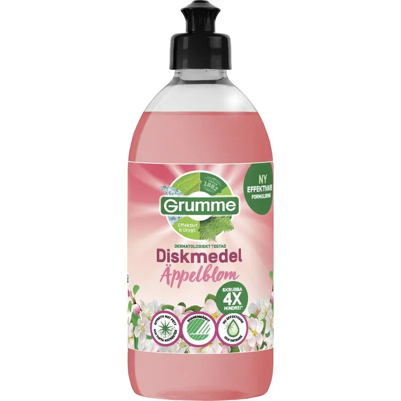 Grumme Handdiskmedel Äppelblom 500 ml