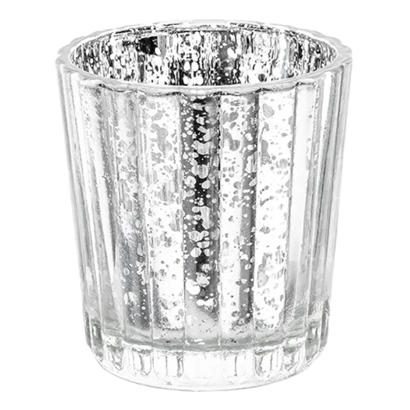 Ljuslyktor Silver – 4-pack