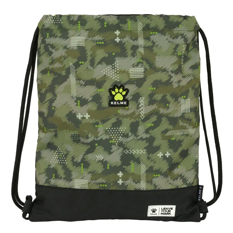 Skopåse med remmar Kelme Travel Svart Grön 35 x 40 x 1 cm
