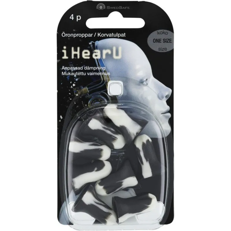 Swedsafe iHearU öronproppar 4 par