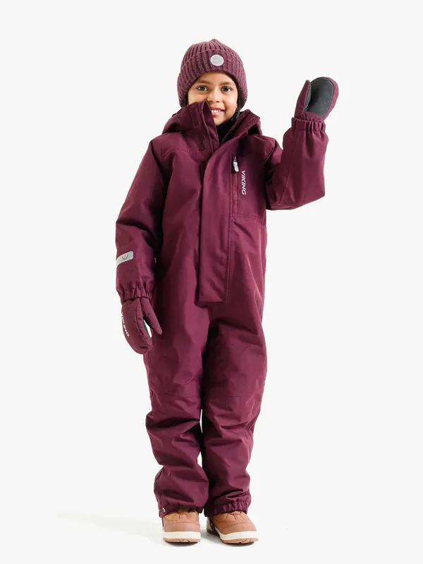 Viking Footwear Kid´s Toasty Winter Thermal Overall Plum (#2136)