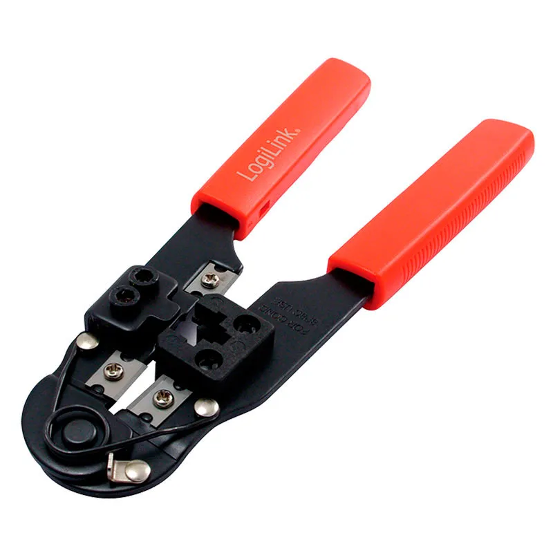 LogiLink Crimping tool for RJ45 CAT5/CAT6/CAT6A modularplug with cutter