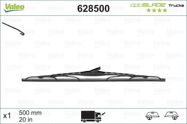 Torkarblad VALEO 628500