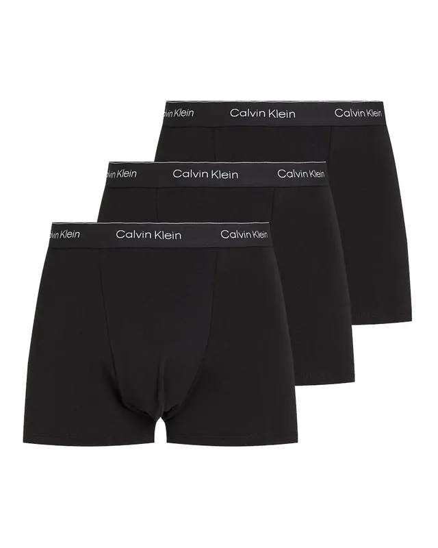 Calvin Klein Icon Cotton Stretch Relaxed Fit Trunks 3-Pack Sort XXXL