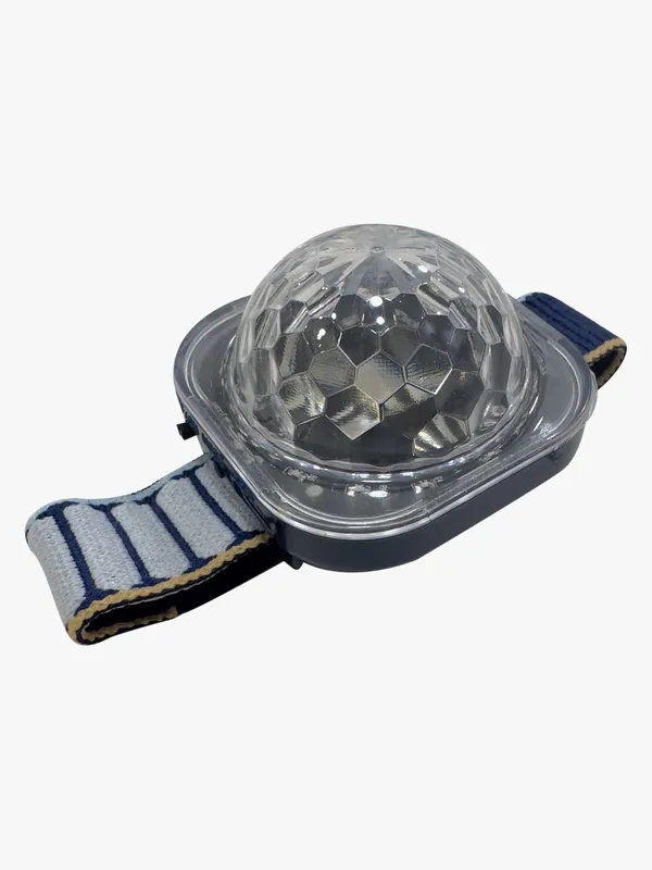 STARS Disco Light flerfärgat LED-armband, 5 lägen, laddningsbart via USB-C