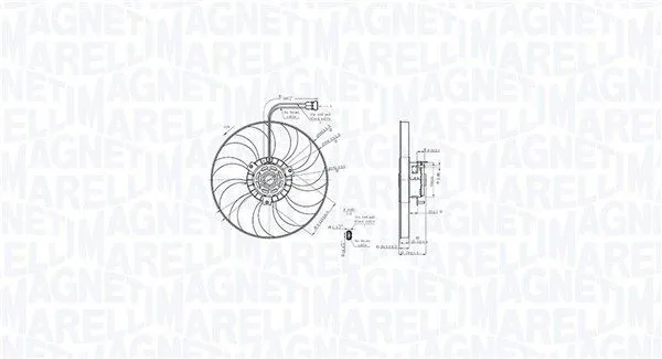 MAGNETI MARELLI 069422886010 Kylfläkt