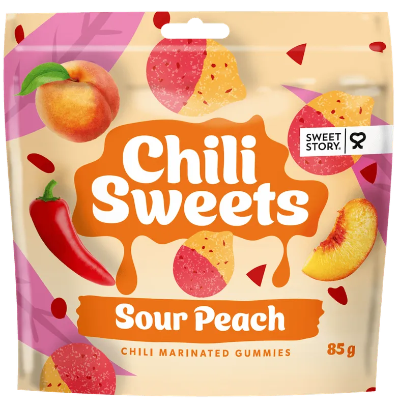 Sweet Story Chili Sweets Sour Peach – 85 g