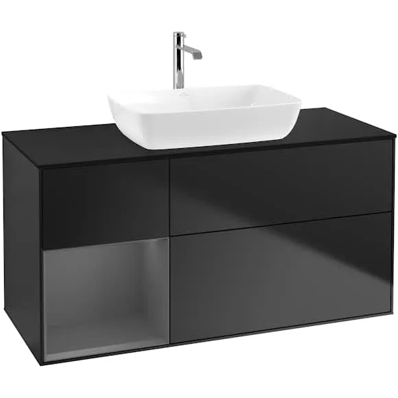 Tvättställsskåp Villeroy & Boch Finion med 3 Lådor Hylla och Bänkskiva för Fristående Tvättställ från Artis & Collaro (#0689)