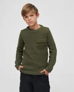 Brandit Kids BW Pullover Jumper Oliv (#8159)