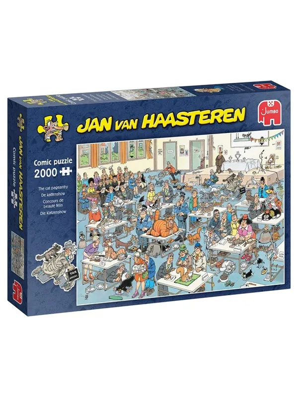 Jumbo Jan van Haasteren Jigsaw Puzzle - The Cat Show 2000 pcs. 2D Pussel