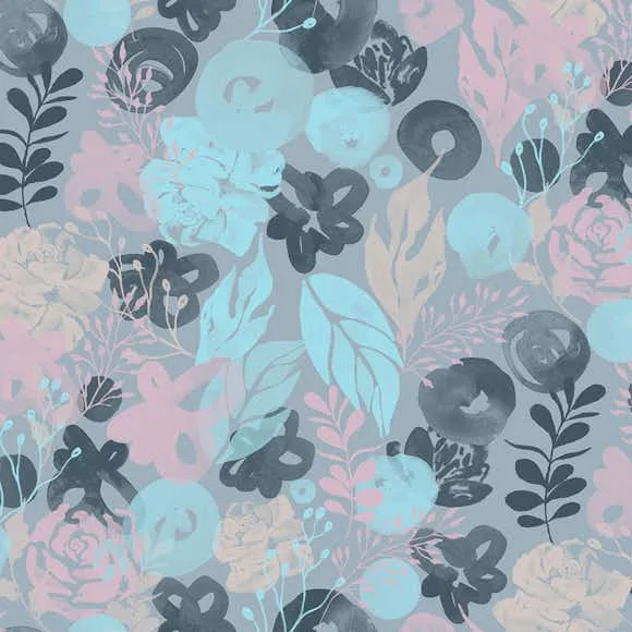 Fiona Walldesign No Limits 640922 Tapet Flower Power Multi