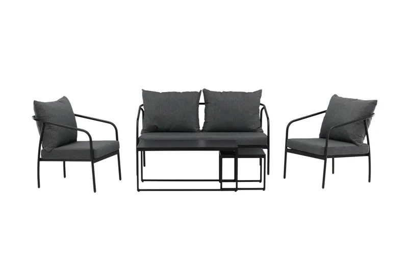 Venture Home Sopot 2044-408 Loungeset bord, soffa, fåtöljer, grått