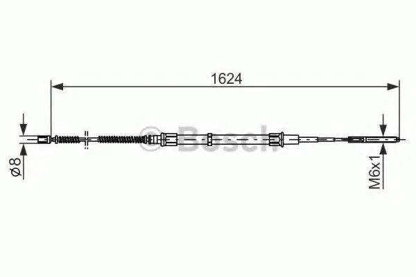 Handbromsvajer BOSCH 1 987 477 407