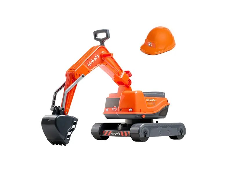 Orange Grävmaskin inkl. hjälm Kubota