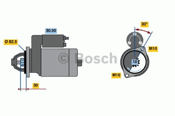 Startmotor BOSCH 0 986 014 660
