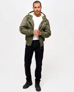 Brandit CWU jacka med huva Oliv (#4373)