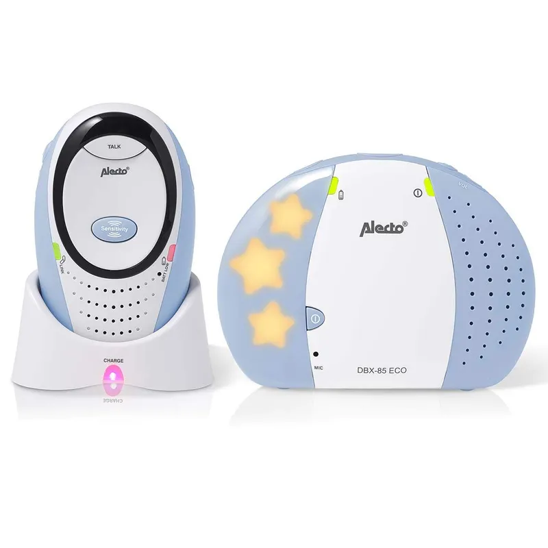 DECT-babyvakt, låg strålning, 300 m räckvidd