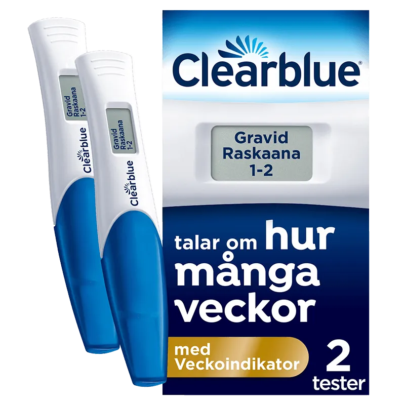 Clearblue digital graviditetstest med veckoindikator – 2 st
