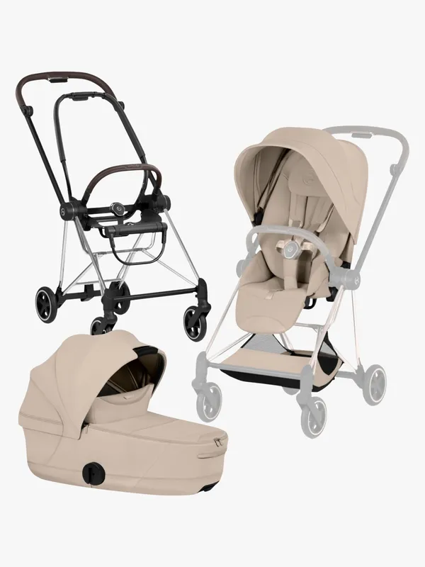 Cybex Mios Style Duovagn, Chrome Brown/Coconut Brown