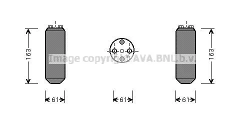 AC-torkfilter PRASCO VOD104