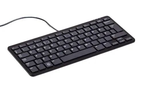 Raspberry Pi Keyboard Grey/black Usb-a Svenska, Finska