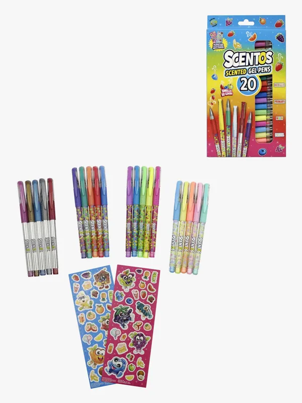 Scentos Gel Pens 20 pcs CDU
