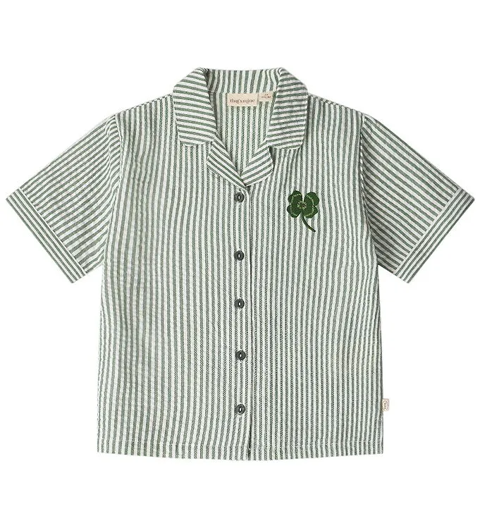 That’s Mine Skjorta – Noos – Ino – Green Stripe