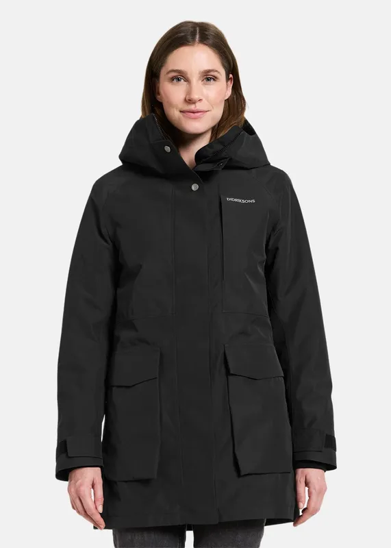 Didriksons Women’s Harriet Parka Black (#3606)