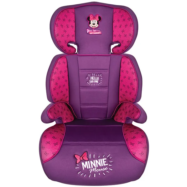 - Ergonomisk Bilbarnstol, Bälteskudde - Rosa/Lila
