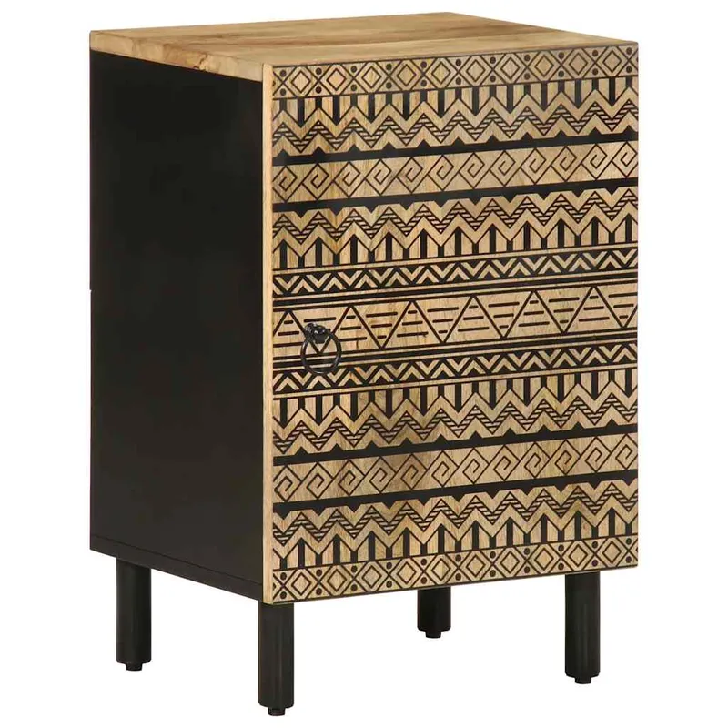 vidaXL Badrumsskåp 38×33,5×58 cm massivt mangoträ