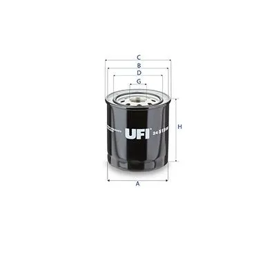 Bränslefilter UFI 24.519.00