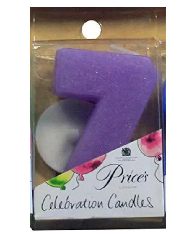 Price’s Celebration Candles Number 6