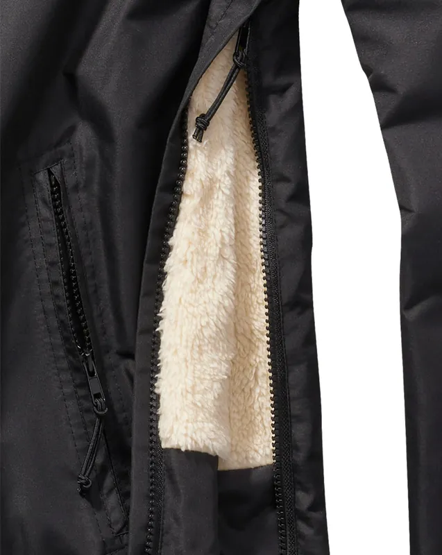 Brandit Windbreaker Anorak - Sherpafoder Svart (#9784)
