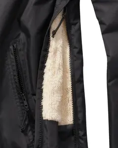 Brandit Windbreaker Anorak - Sherpafoder Svart (#9784)