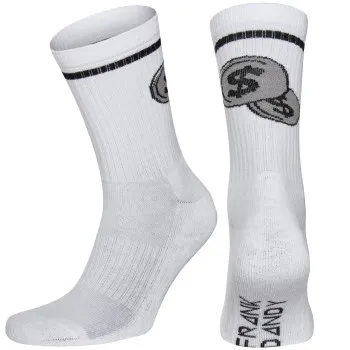 Frank Dandy Strumpor 3P Half Terry Sock Vit Mönster Strl 41/46